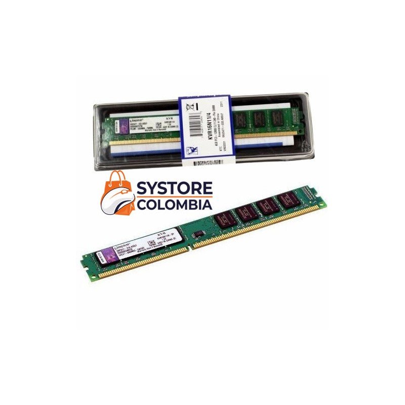 memoria ram ddr3 4gb 1600 mhz kingston pc memoria ram ddr3 4gb 1600 mhz kingston pc